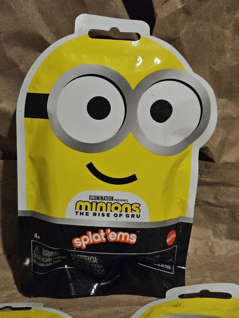 Mattel Minions Yellow Splat'ems Party Favor Pack